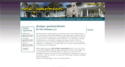 Desktop Screenshot of nola-apartments.com